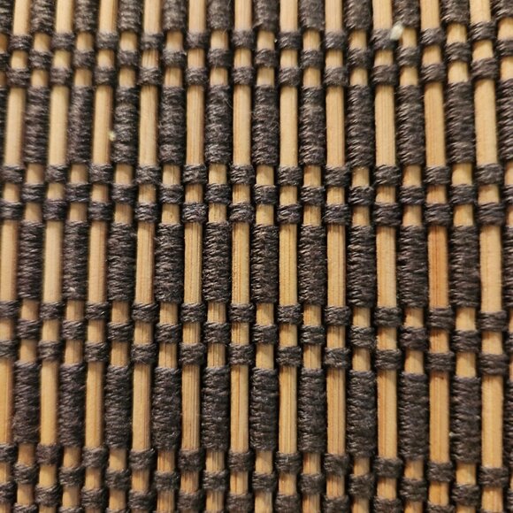 Set Of 4 Vintage Woven Bamboo Placemats - Picture 4 of 4